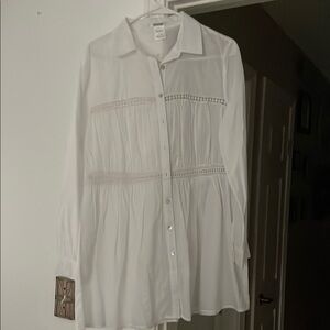 White Button-Up Blouse